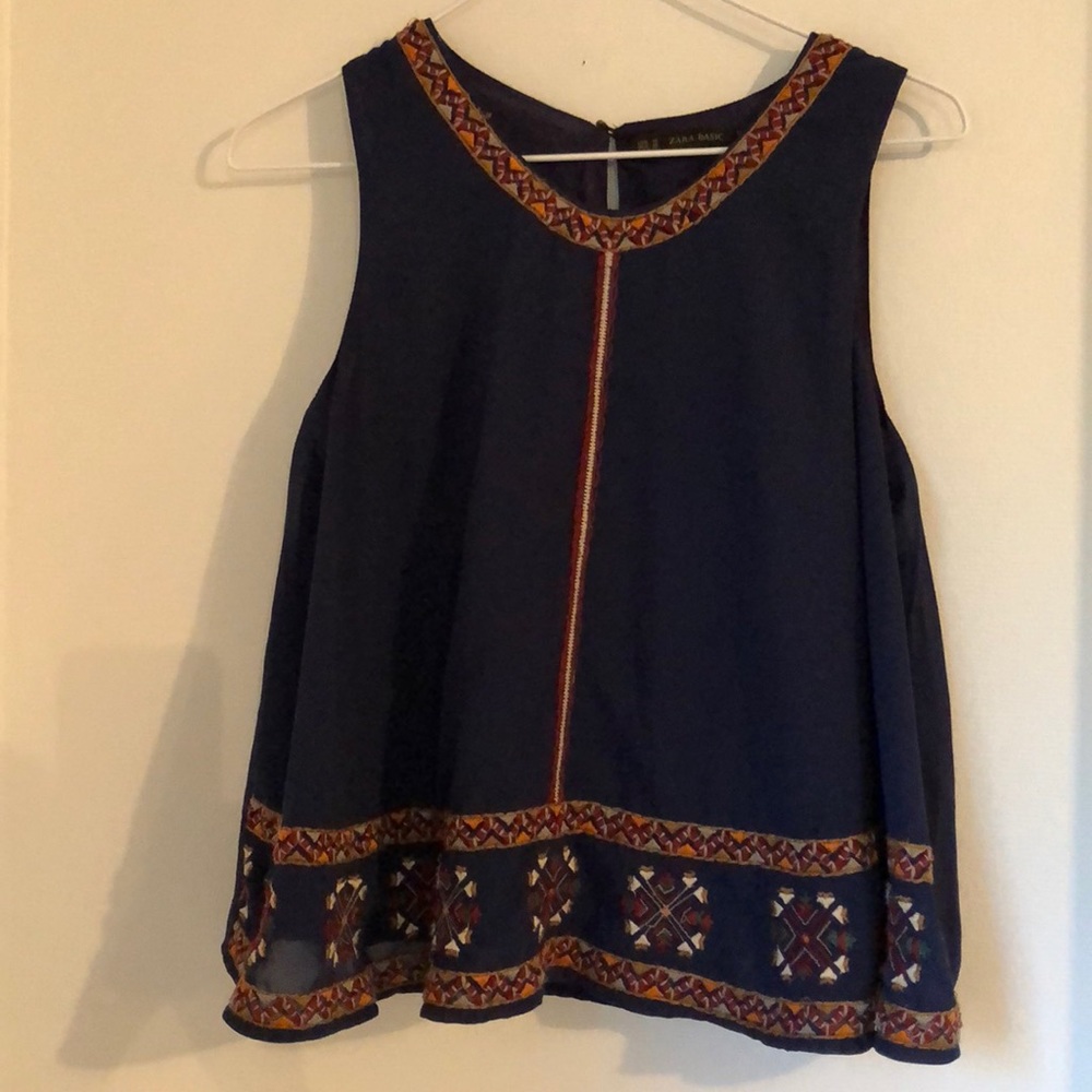 ZARA Boho Summer Blouse